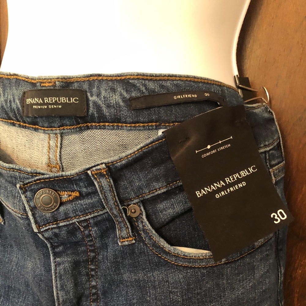 NWT: BR Premium Denim Girlfriend Jeans - Picture 5 of 10